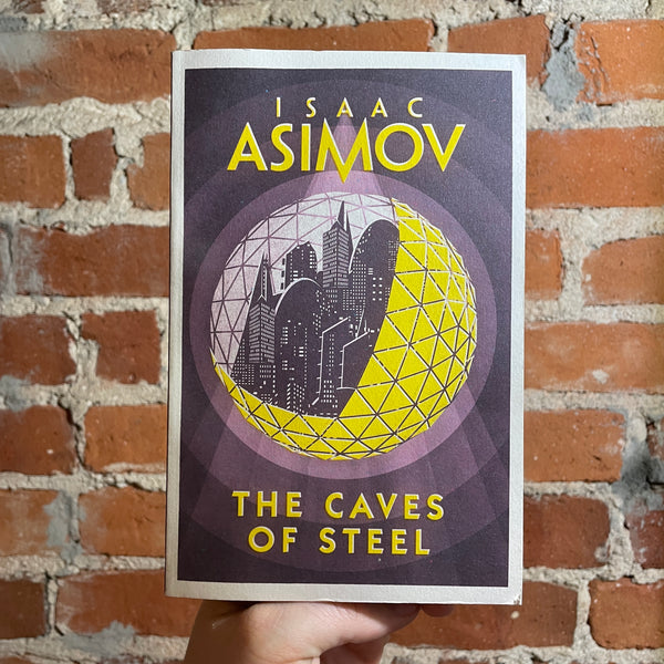 The Caves of Steel - Isaac Asimov - 2018 Harper Paperback - Mike Topping Cover