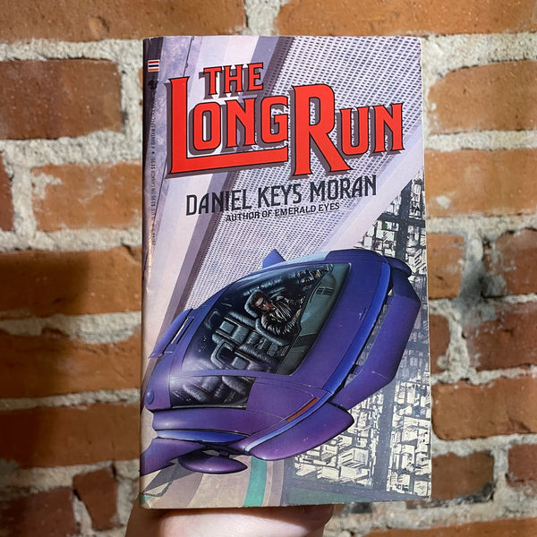 The Long Run - Daniel Keys Moran - 1989 Bantam Books Paperback - Jim Burns Cover