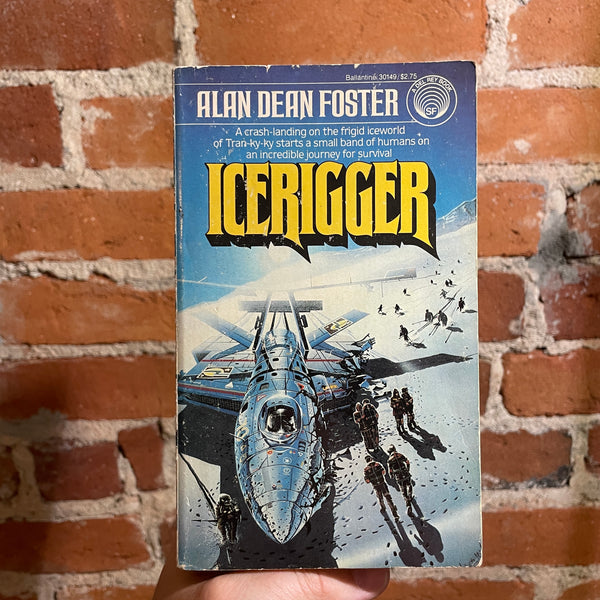 Icerigger - Alan Dean Foster - 1984 9th Ballantine Book Paperback - Tim White Cover