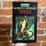 Worms of the Earth - Robert E. Howard - 1987 Illustrated Ace Books Paperback - Sanjulian Cover