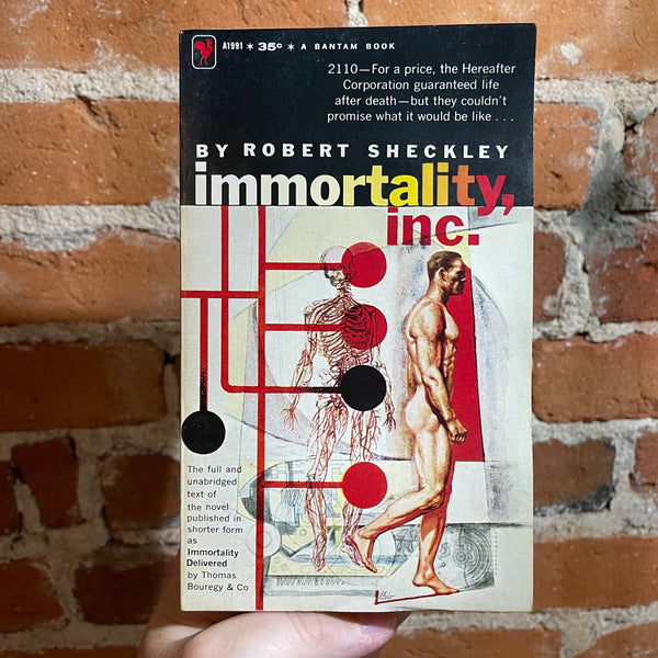 Immortality, Inc. - Robert Sheckley - 1959 Bantam Books Paperback - Louis S. Glanzman Cover