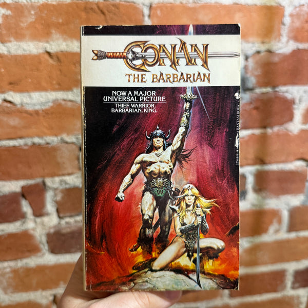 Conan the Barbarian - L. Sprague de Camp & Lin Carter - 1982 Bantam Books Paperback - Movie Tie-In Cover