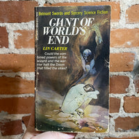 Giant of World’s End - Lin Carter - 1969 Belmont Books Paperback - Jeff Jones Cover