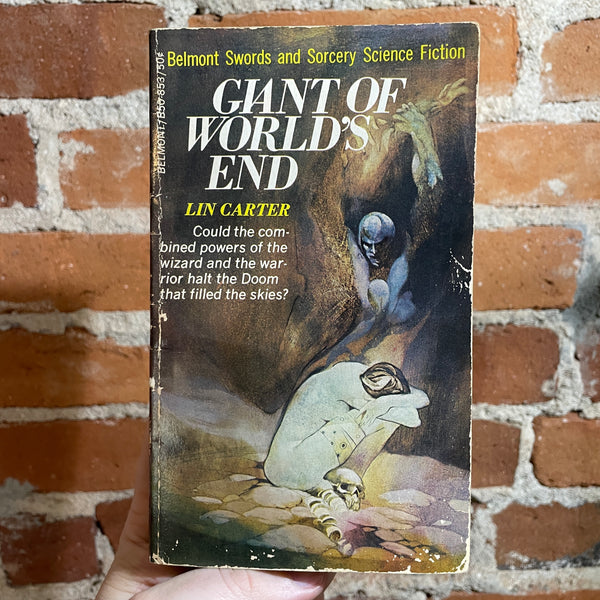 Giant of World’s End - Lin Carter - 1969 Belmont Books Paperback - Jeff Jones Cover