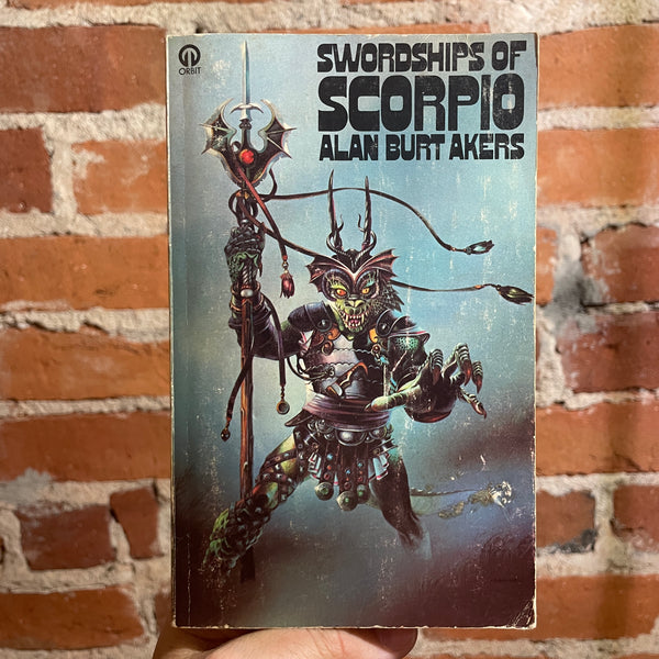 Swordships of Scorpio - Alan Burt Akers - Illustrated 1975 Orbit Books Paperback - Chris Achilleos Cover