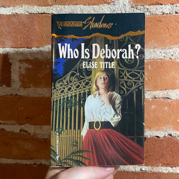 Who Is Deborah? - Elise Title - 1993 Silhouette Shadows Paperback