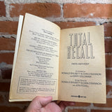Total Recall - Piers Anthony - 1990 Avon Books Paperback - Movie Tie In Cover