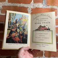 A Connecticut Yankee in King Arthur's Court - Mark Twain - 1917 Illustrated Harper & Brothers Hardback