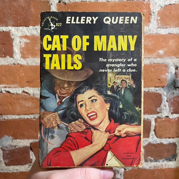 Cat of Many Tails - Ellery Queen - 1951 Pocket Books Paperback - Maurice Thomas Cover