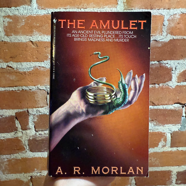 The Amulet - A.R. Morlan - 1991 Bantam Books Paperback - Stephanie Gerber Cover