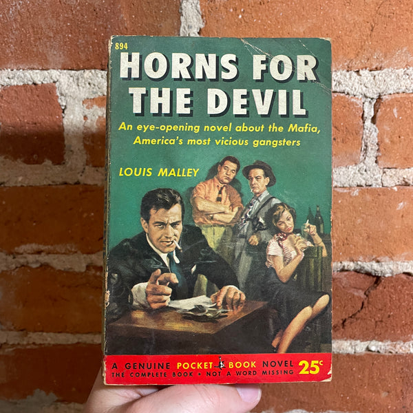 Horns for the Devil - Louis Malley - 1952 Pocket Books Paperback