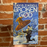 The Broken God - David Zindell - 1994 Bantam Books Paperback - Stephen Youll Cover