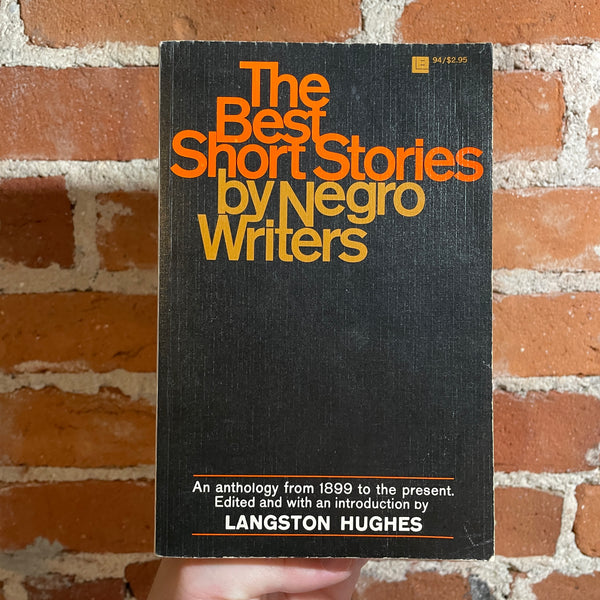 The Best Short Stories by Negro Writers: An Athology from 1899 to the Present - Langston Hughes - 1967 Little, Brown and Company Paperback