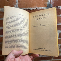 The Angry Espers - Lloyd Biggle, Jr. / The Puzzle Planet - Robert A.W. Lowndes - 1961 Ace Double Books Paperback D485