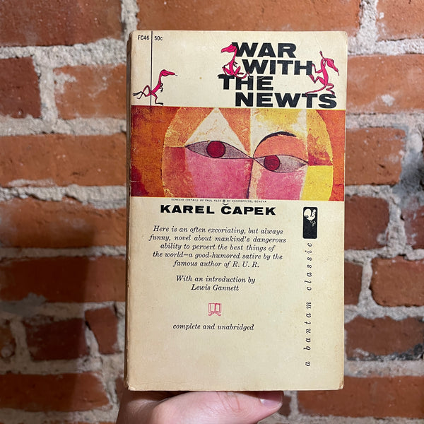 War With The Newts - Karel Capek - 1959 2nd Bantam Books Paperback