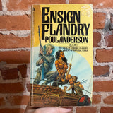 Ensign Flandry - Poul Anderson - SIGNED 1982 Ace Books Paperback - Michael Whelan Cover