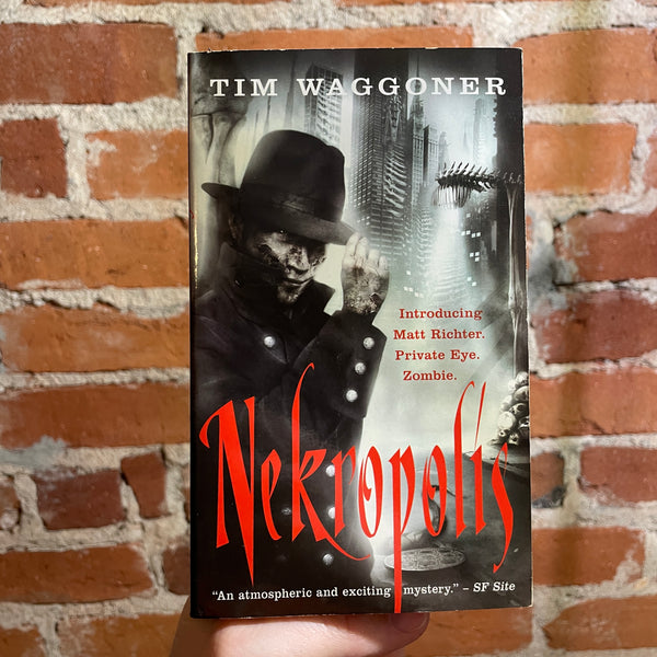 Nekropolis - Tim Waggoner - 2010 Angry Robot Paperback - Vincent Chong Cover