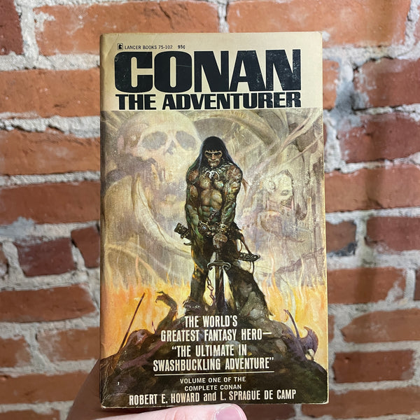 Conan The Adventurer - Robert E. Howard & L. Sprague De Camp - 1966 Lancer Books Paperback