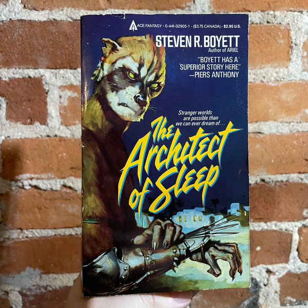 The Architect of Sleep - Steven R. Boyett - 1986 Jim Gurney Cover Art - Ace Books Paperback Edition