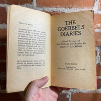 The Goebbels Diaries - Edited & Translated by Louis P. Lochner - 1948 Eagle Books Paperback