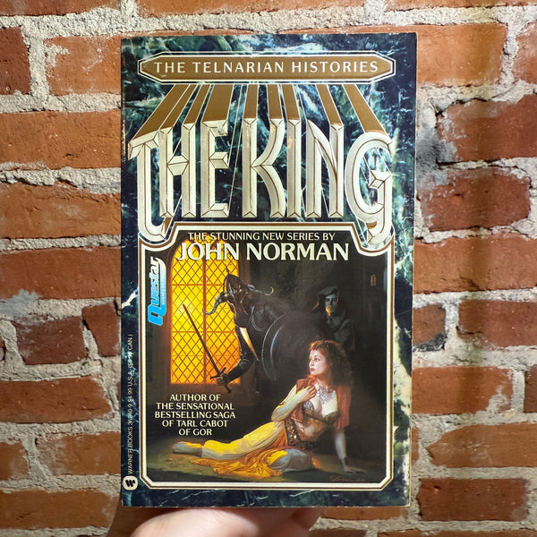 The King - The Telnarian Histories -  John Norman - 1993 Questar Books Paperback - Dorian Vallejo Cover