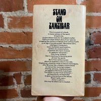 Stand On Zanzibar - John Brunner - 1973 4th Ballantine Books Paperback - Steele Savage Cover