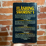 Flashing Swords! #1 - Edited by Lin Carter - 1973 1st Dell Books Paperback - Frank Frazetta Cover