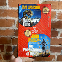 Tor SF Double #29 - Nanoware Time - Ian Watson / The Persistence of Vision - John Varley - 1991 Tor Books - Ron Walotsky Cover