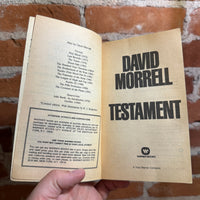 Testament - David Morrell - 1993 Warner Books Paperback - Don Banks Cover