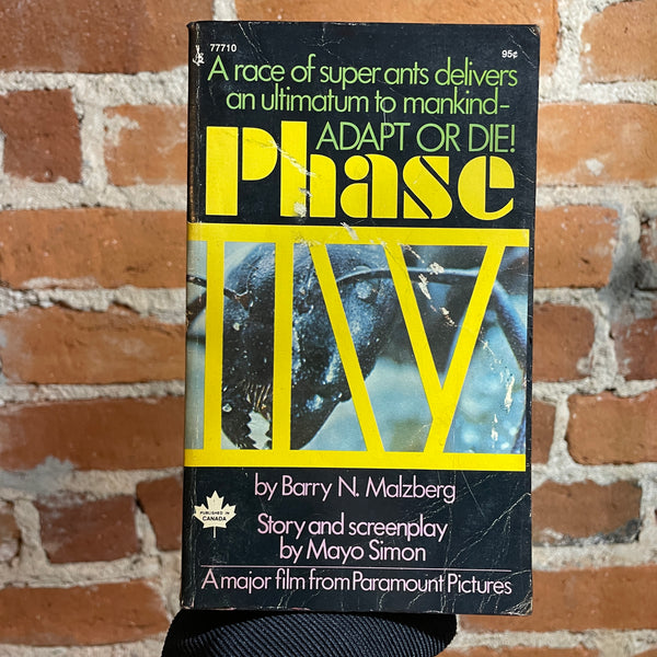 Phase IV - Barry N. Malzberg - 1973 Pocket Books Paperback