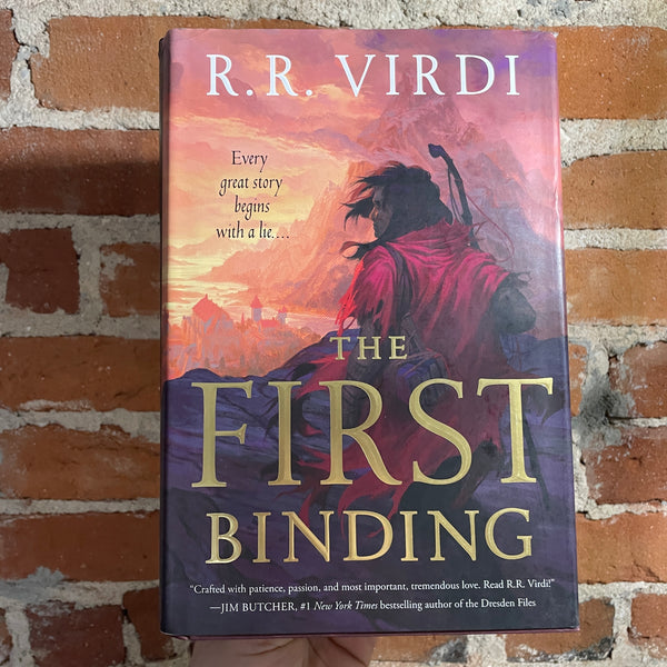 The First Binding - R.R. Virdi - 2022 1st Tor Books Hardback - Felipe de Barros Cover