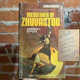 Messengers of Zhuvastou - Andrew J. Offutt - SIGNED 1973 Berkley Medallion Books Paperback - Jeff Jones Cover
