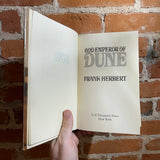 God Emperor of Dune - Frank Herbert 1981 BCE GP Putnam Sons Hardback - Brad Holland Cover