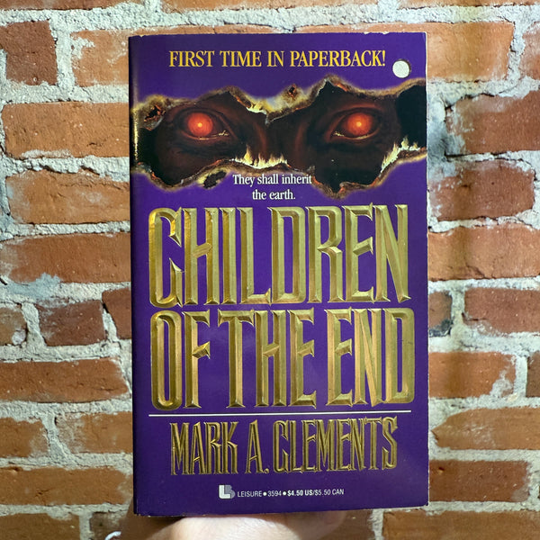 Children of the End - Mark Clements - 1994 Leisure Books Paperback