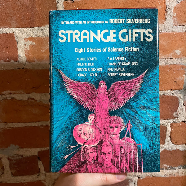 Strange Gifts: Eight Stories of Science Fiction - Edited by Robert Silverberg - 1975 BCE Hardback (Philip K. Dick + more)