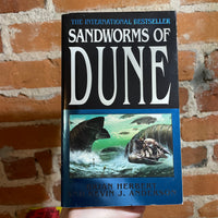 Sandstorms of Dune - Brian Herbert & Kevin J. Anderson - 2008 Tor Books Foil Embossed Paperback