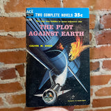 Recruit For Andromeda - Milton Lesser / The Plot Against Earth - Calvin M. Knox - 1959 Ace Books Paperback - D358