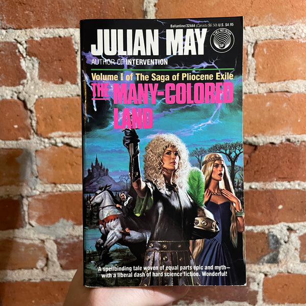 The Many-Colored Land - Julian May - 1990 8th Ballantine Books Paperback - Michael Whelan Cover