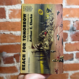 Reach For Tomorrow - Arthur C. Clarke - 1956 Ballantine Books Paperback - Richard Powers Cover