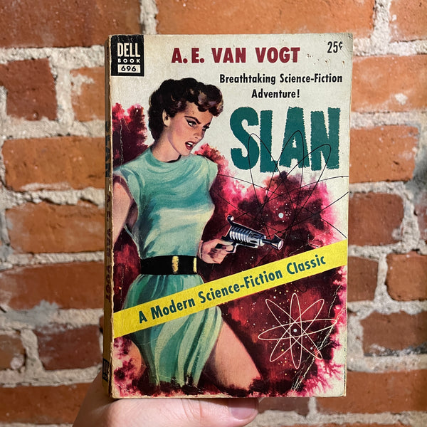 Slan - A.E. Van Vogt - 1951 Dell Books Paperback - Robert Stanley Cover