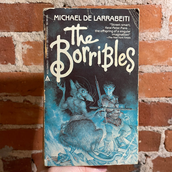 The Borribles - Michael De Larrabeiti - 1984 3rd Ace Books Paperback - Don Maitz Cover