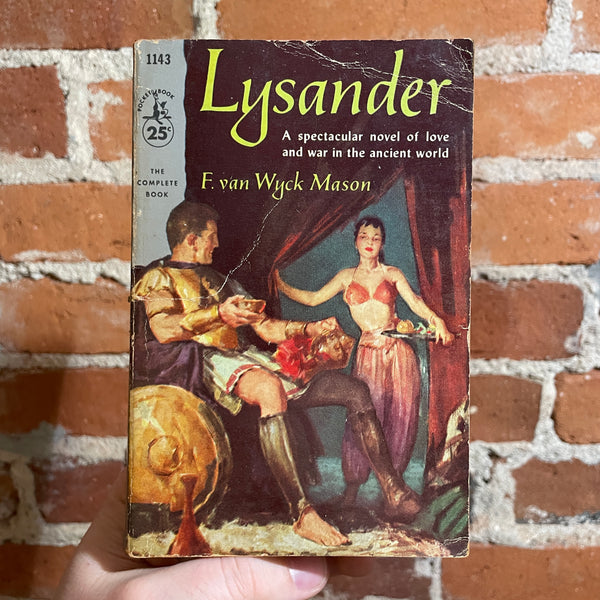 Lysander - F. van Wyck Mason - 1957 3rd Pocket Books Paperback - James Meese Cover