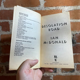 Desolation Road - Ian McDonald - 1991 Bantam Books Paperback - Mark Harrison Cover