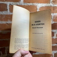 Gods In A Vortex - David Houston - 1979 Illustrated Leisure Books Paperback