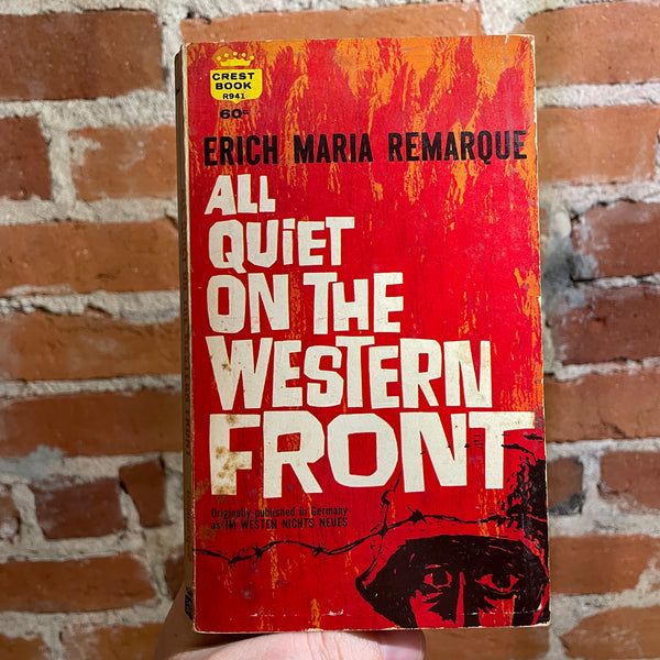 All Quiet on the Western Front - Erich Maria Remarque - 1966 15th Crest Books Paperback