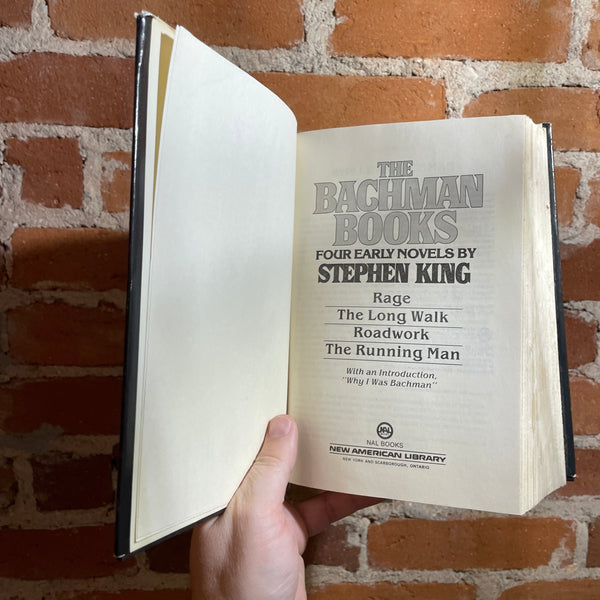 The Bachman Books. Stephen King. 1985 popular NAL Hardback with dust cover. Great shape