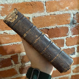 Antique German New Testament — Evangelium St. Matthäus — Early 18th–19th Century Leatherbound Pocket Bible