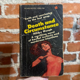 Death and Circumstance - Hillary Waugh - 1966 1st Avon Books Paperback - Ronnie Lesser Cover