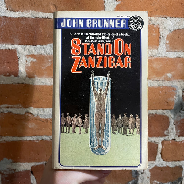 Stand On Zanzibar - John Brunner - 1976 Ballantine Books Paperback - Murray Tinkelman Cover