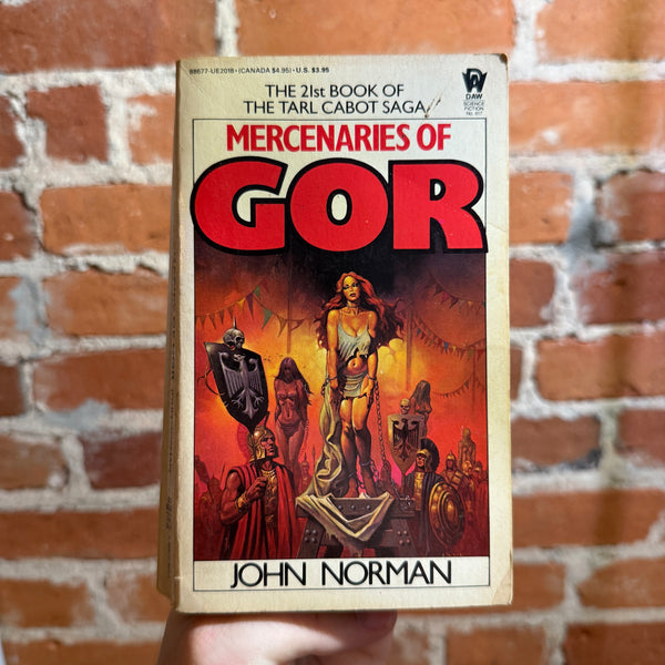 Mercenaries of Gor - John Norman - 1985 Daw Books Paperback - Ken W. Kelly Cover